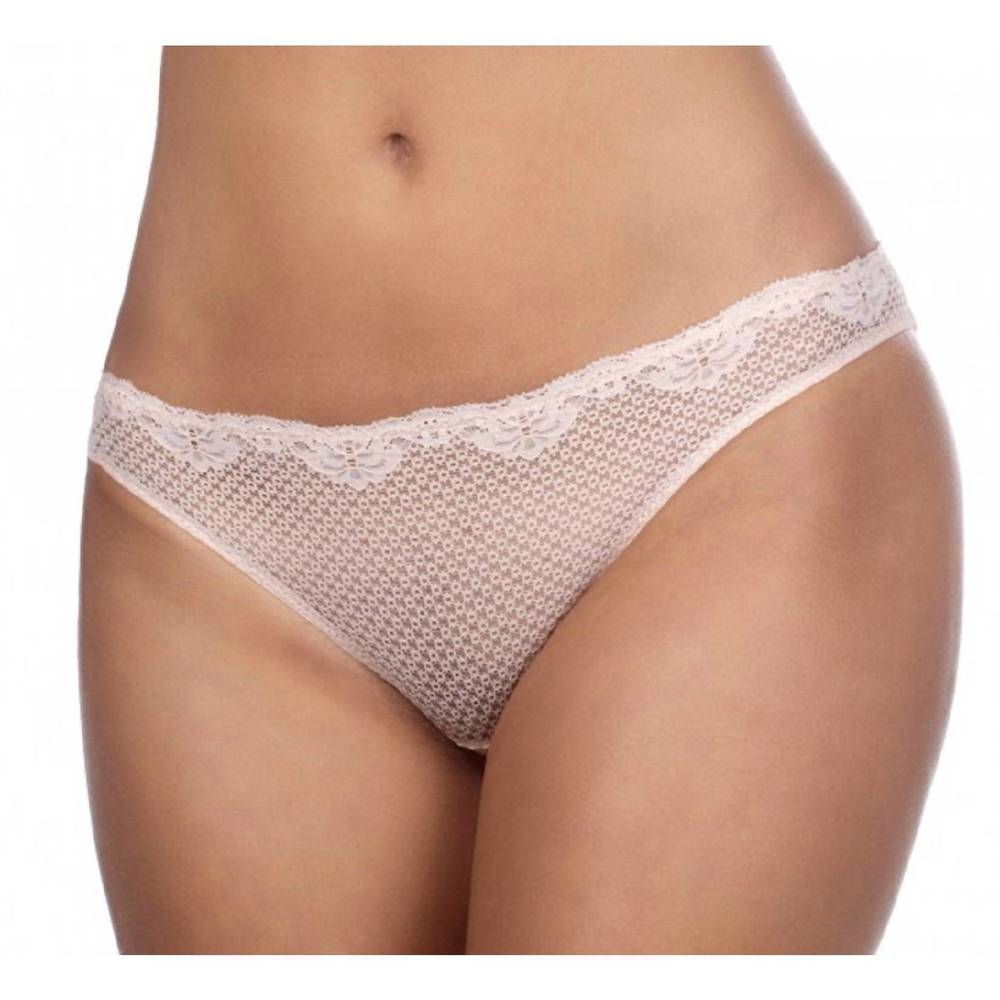 NEW TIMPA LINGERIE duet lace low-cut bikini in nude